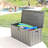Lifetime 151cm W 570L Water Resistant Plastic Lockable Deck Box in Dark Grey