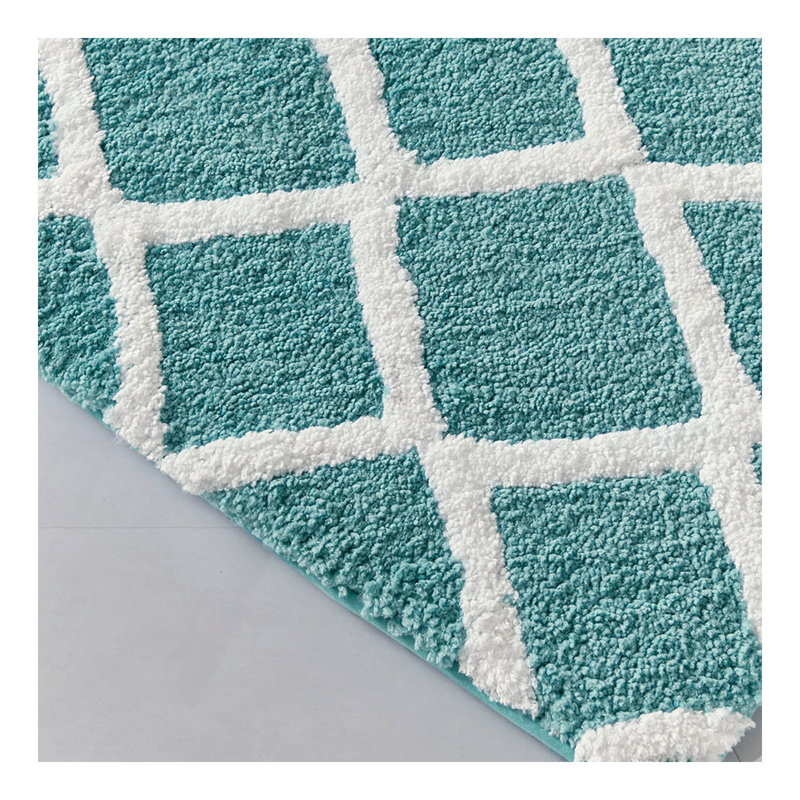 Reversible High Pile Tufted Microfiber Bath Rug