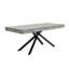 Extendable Metal Base Dining Table-1330830066