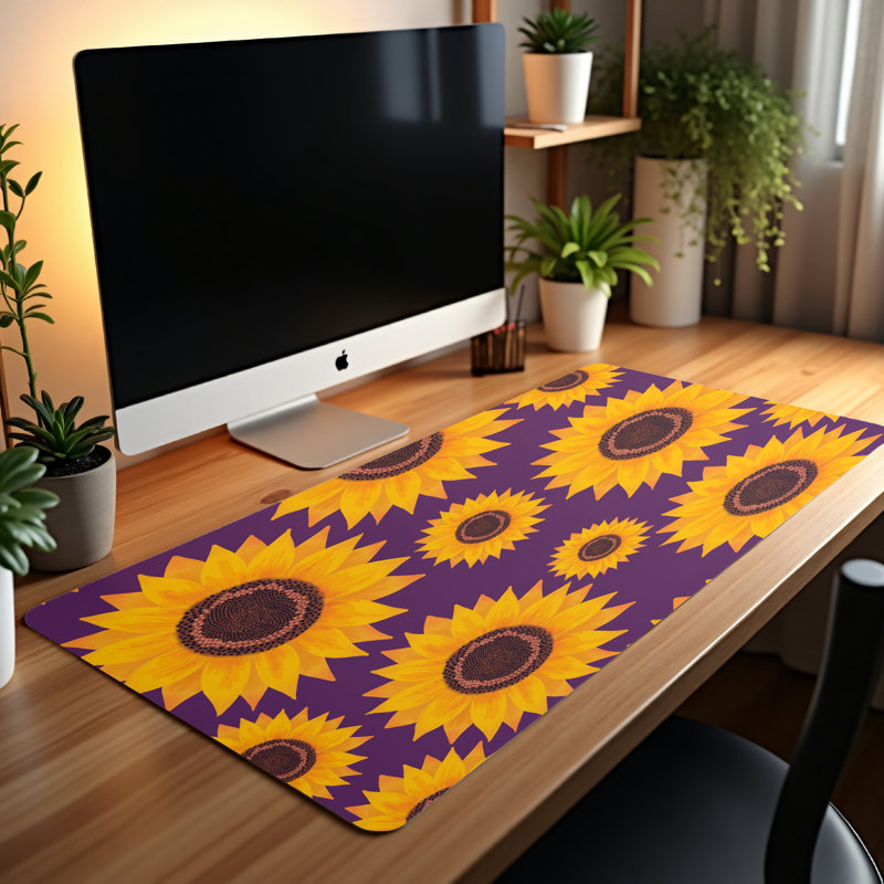 Polyester Desk Pad, 14.4x12.1