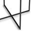 Ensemble de tables de bout en fer