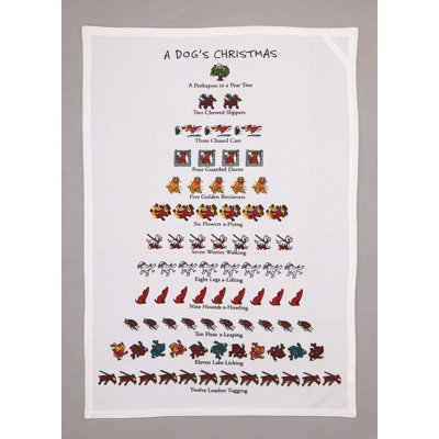 Serviette de cuisine A Dog's Christmas