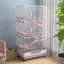 Hamster Hutches and Cages combining Outdoor Space and Pink Metal and Plastic with 32 L and Metal Frame