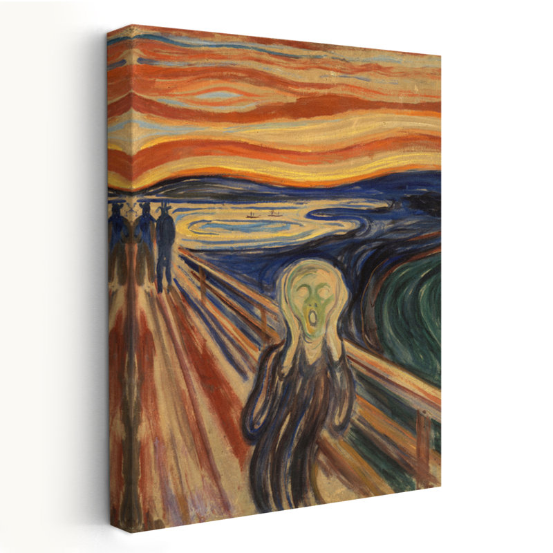 The Scream - Museum Figurative Expressionism Art, 36" H x 24" W