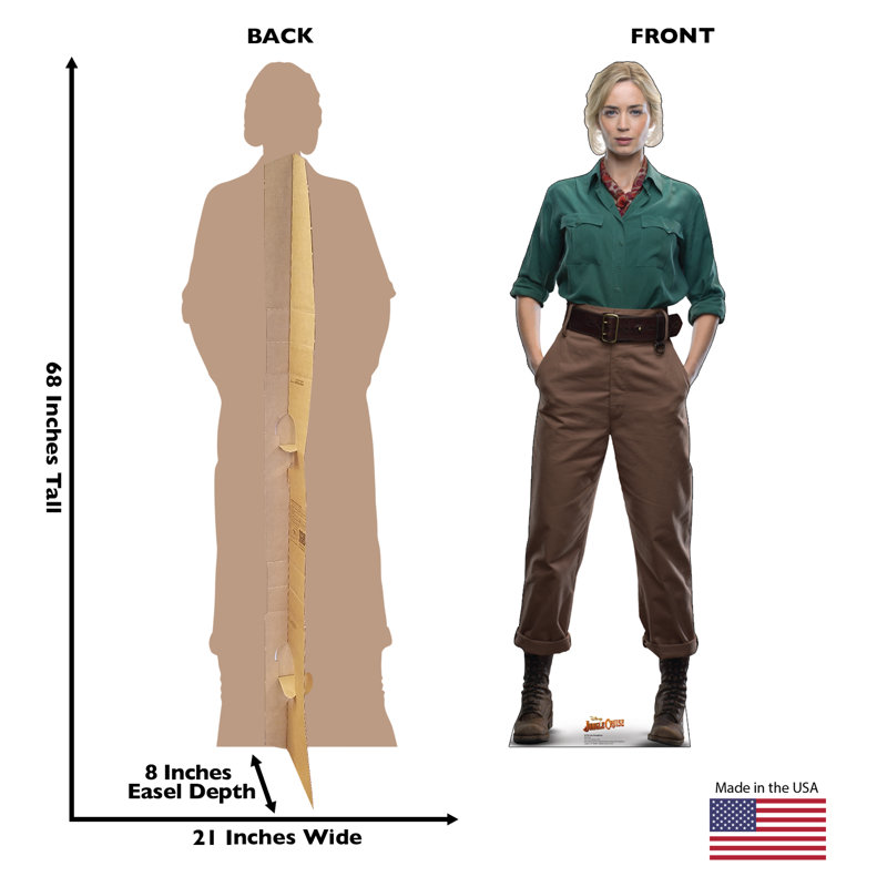 68'' Disney Jungle Cruise Dr. Lily Houghton Cardboard Cutout