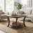 31.5” Round Solid Wood Coffee Table with Lower Storage Shelf, Rustic Natural Finish Living Room Center Table-454628820