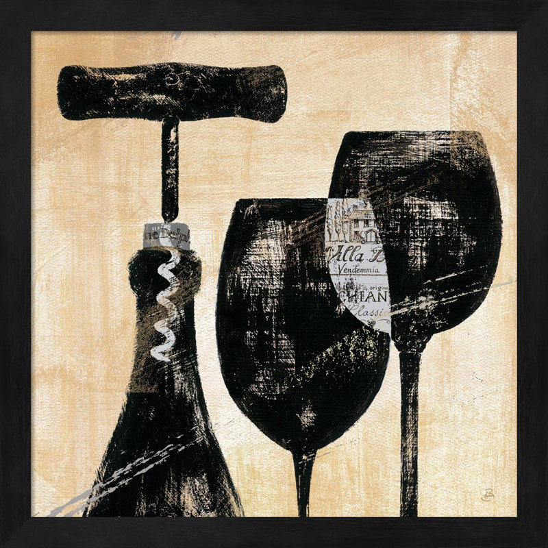 "Wine sélection II" par Daphne Brissonnet, art mural encadré
