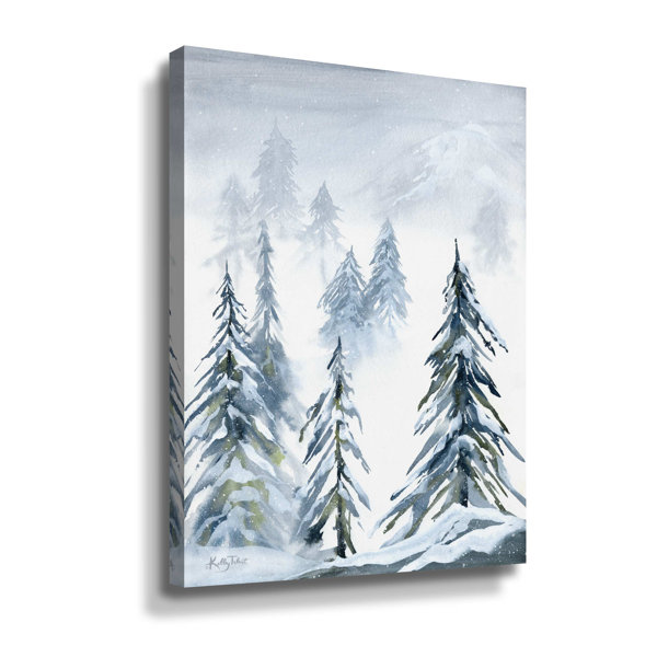 ArtWall Winter Wonderland - Unframed Painting on Canvas | Wayfair