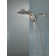Hydrorain 5 Spray Dual Shower Head and Handheld Shower with Lumicoat and H2Okinetic 1.75 GPM