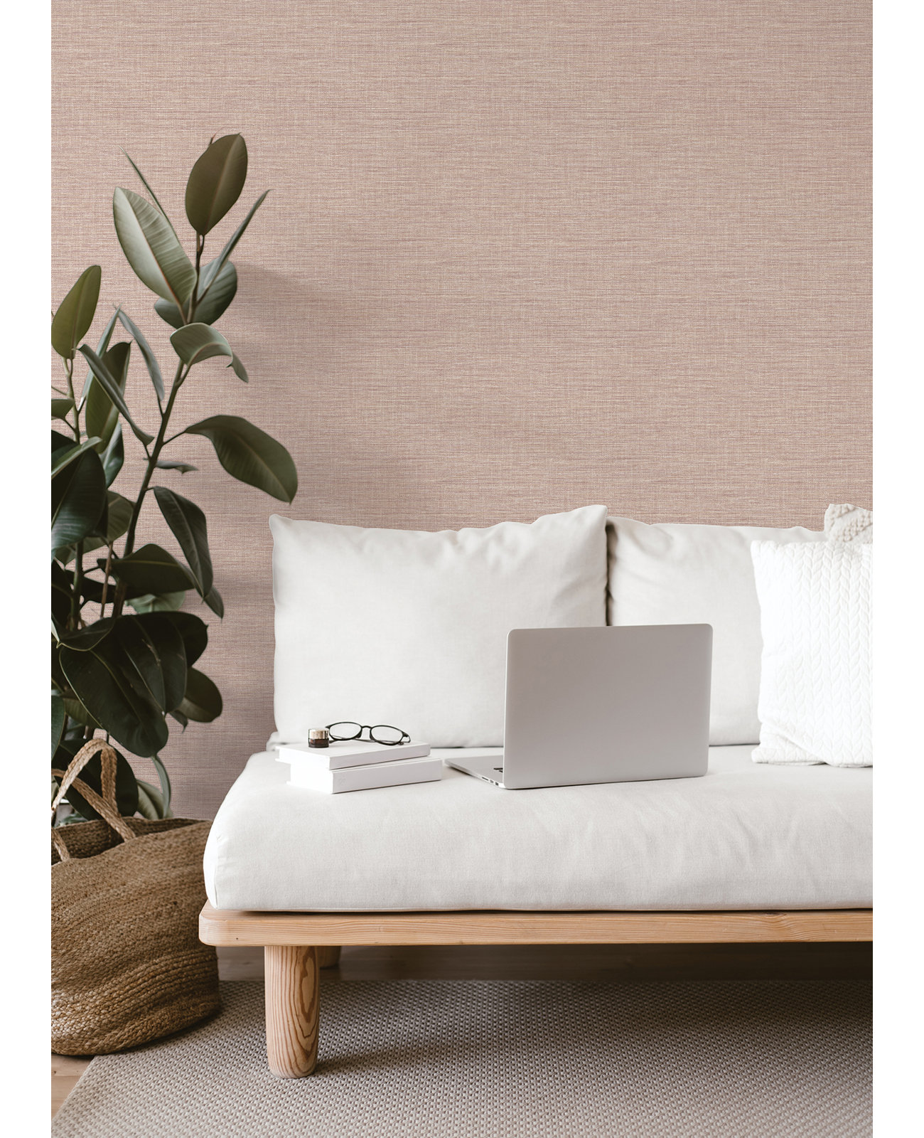 Clairville Wallpaper, Blush