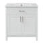 Meuble-lavabo de 30 pouces avec lavabo et rangement en céramique-1426850320