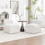 Fauteuil d'appoint rembourré sans accoudoirs-384627642