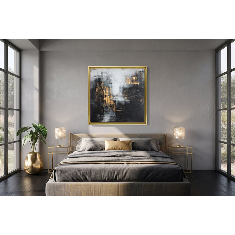 Nocturne in Gold, 20" H x 20" W