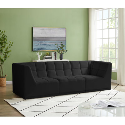 Hildy 98'' Velvet Sofa
