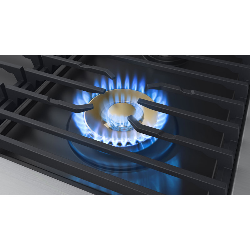 36" Gas Rangetop 6 Burners, NG/LP, Silver Stainless