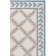 Taran Hand-Hooked Ivory/Light Blue Area Rug