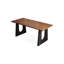 Bureau d'écriture rectangulaire en bois massif brun-914354961