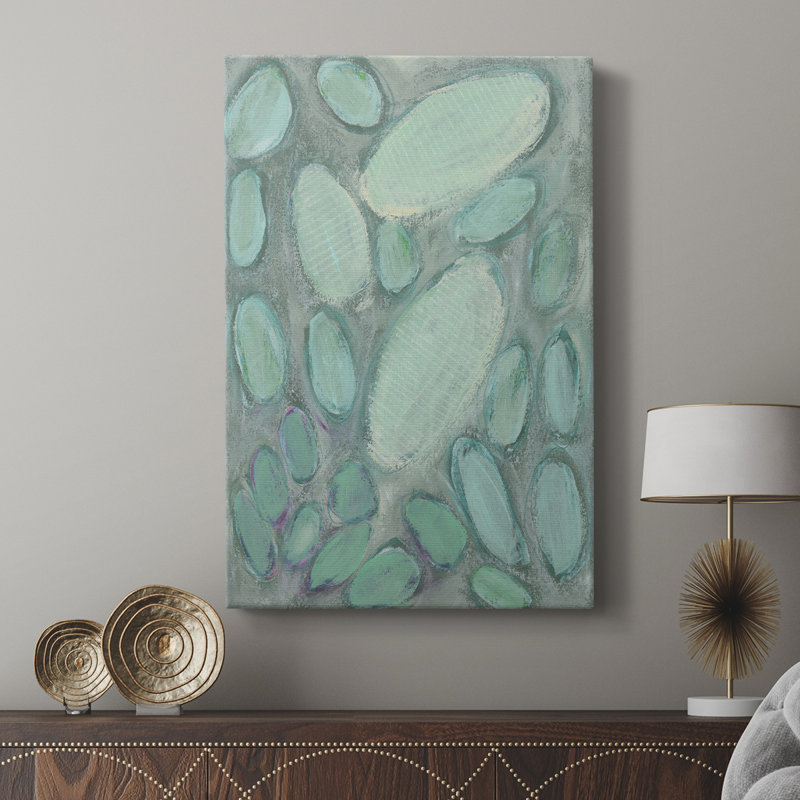 Blue Orbs II - galerie sur mesure, H 27 po x l 18 po
