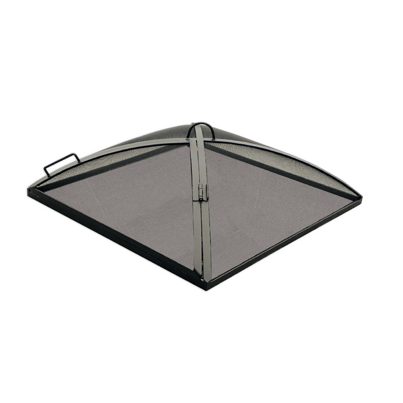 Square Steel Spark Screen, 12" H x 28" W x 28" D