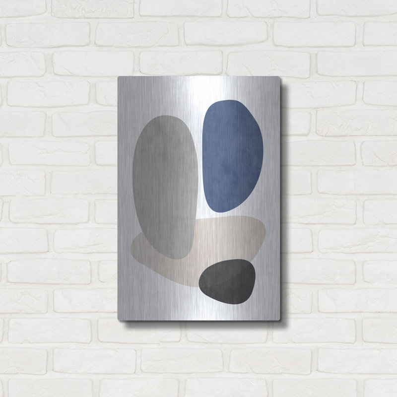 «Stone No. 3» par Brandon Wong, art mural en métal