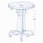 23.6" Round Dining Table