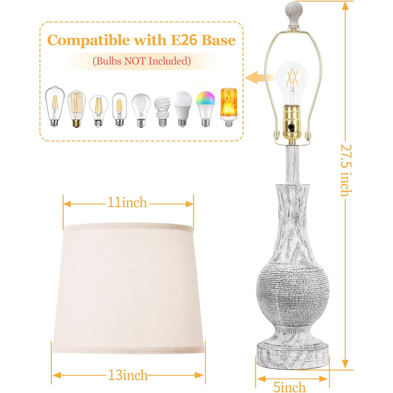 Resin USB Table Lamp