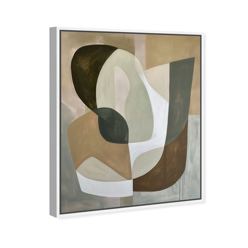 Dreamy Shape Pulse I Canvas Abstract Print by Oliver Gal, Black Frame, 16 x 20, 25"H x 21"W, White Frame