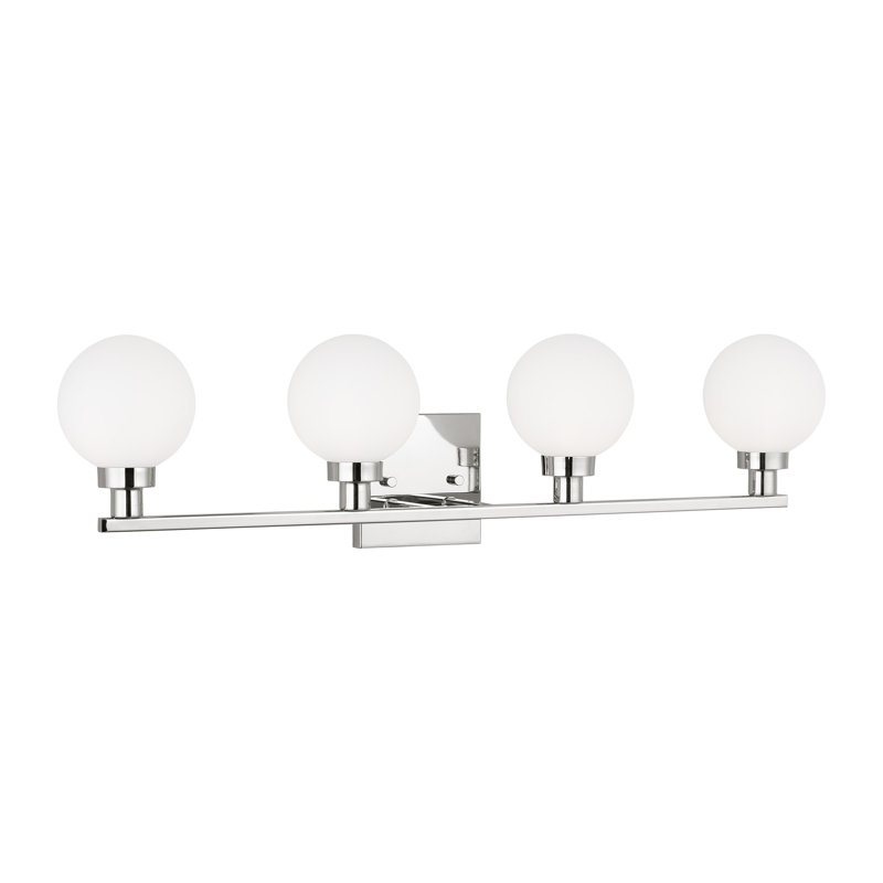 Éclairage de salle de bain à intensité variable à 4 lumières Janne, Chrome