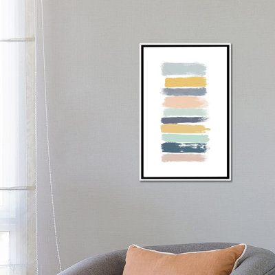 « pastel rayures »-« painting prints », reproduction d’art