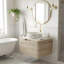 Meuble-lavabo mural 24 po avec vasque en céramique-1135319367