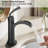Single-Hole Single-Handle Bathroom Faucet With Drain Assembly-113578580