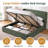 Gaillarde Hydraulic Lift Up Storage Upholstered Platform Bed-1203892521-1203350117