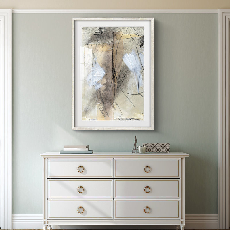 MaskedNotesVIIIPremiumGalleryWrappedCanvas-Framed Print, 28.5" H x 20.5" W, White