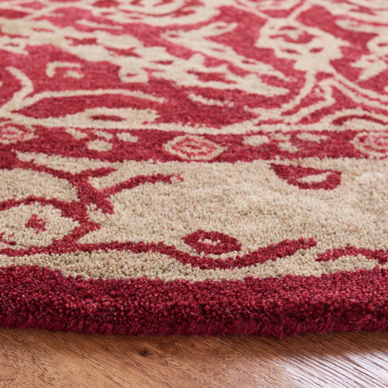 Tingley Hand Tufted Wool Pile Oriental Rug, Round 6'