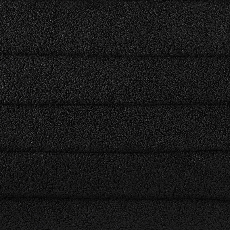 Banc de rangement rembourré Hazelzet, Noir