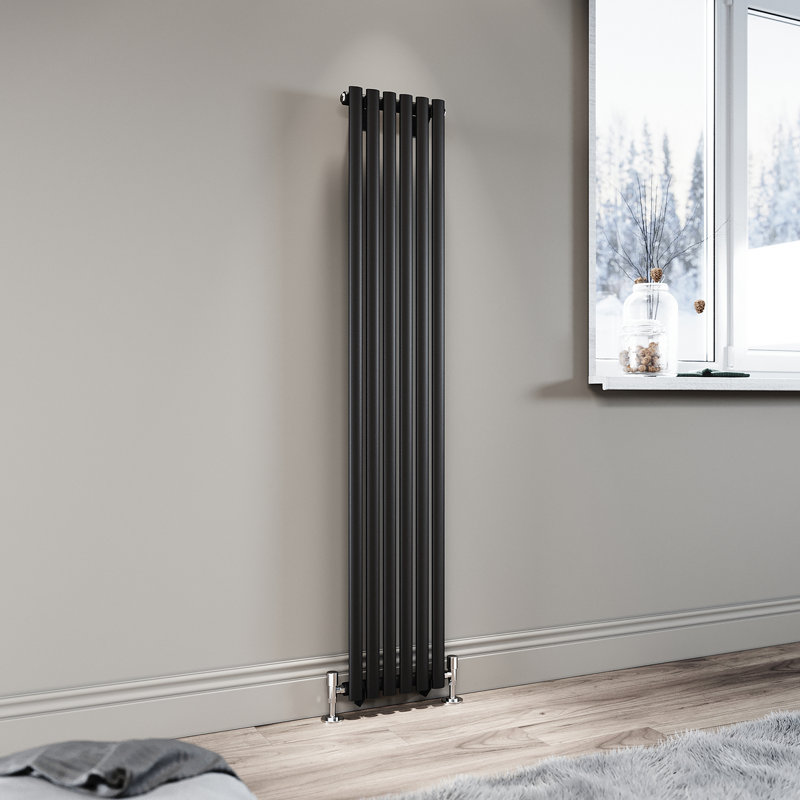 Blau Horizontal Designer Radiator, 160cm H x 35.9cm W x 9cm D