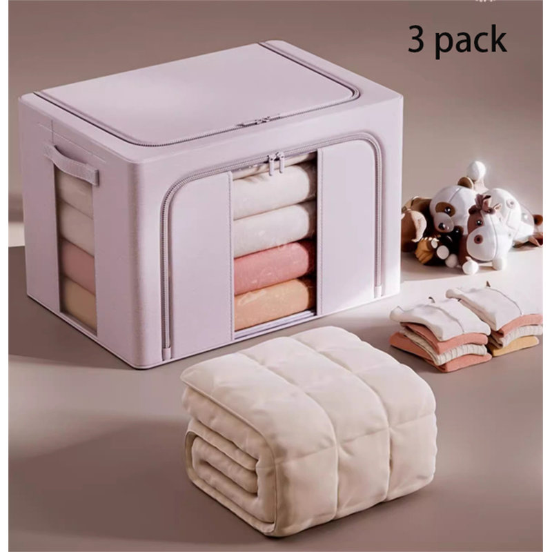Rebrilliant Fabric Clothing Storage Box