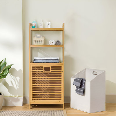 Rylann Bamboo Laundry Room Organizer