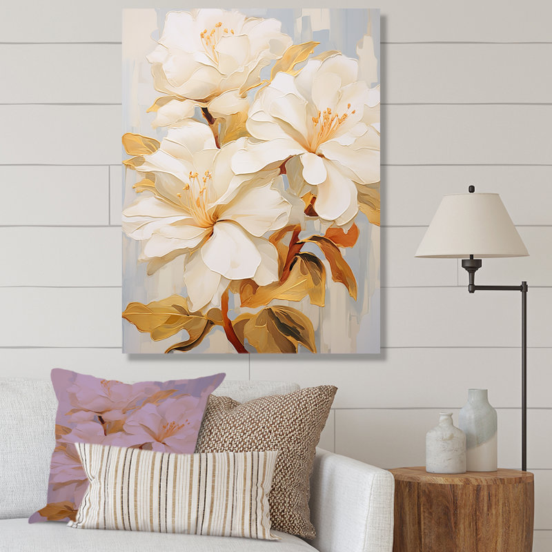 «Rhododendron Simplicity Bouquet Florals», reproduction d'art sur toile, Toile tendue, H 40 po x l 30 po x P 1,5 po