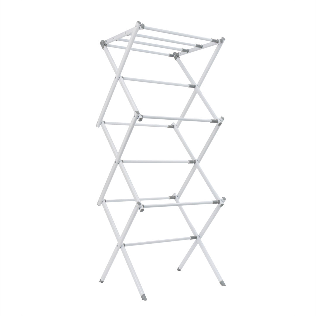 JVL Extendable 3 Tier Concertina Laundry Washing Clothes Airer - 8M | TJ Hughes - Image 10