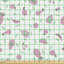 Palatino Motifs of Tropical Pineapples Cherries Pears Strawberries Fabric