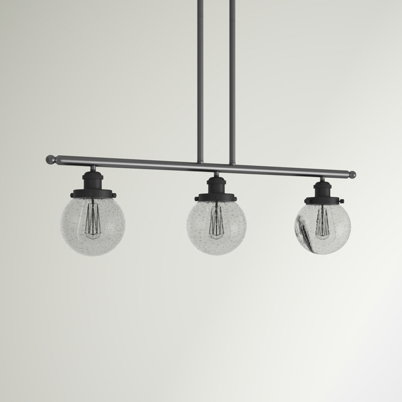 Chippewa 3 - Light Kitchen Island Pendant, No Bulb Included, Seedy, Oil Rubbed Bronze