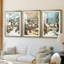 Christmas Holiday Art Dxxv - impression encadrée sur mesure de qualité supérieure - 3 pièces-1052676704-1052676717