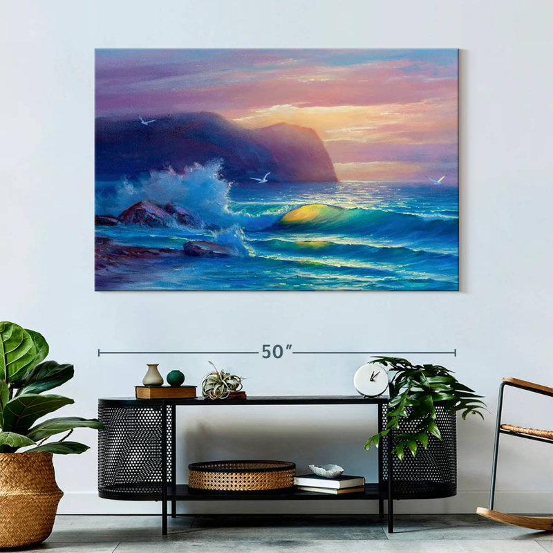 Gillard Twilight Waves, 34" H x 51" W