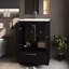Meuble-lavabo autoportant à 2 portes, 36 pouces de hauteur, 24 de largeur, 17,8 de profondeur, finition, panneau de particules, finition de rangement pratique et élégante sur solution simplifiée-2020838278