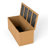 112 Gallon Outdoor Wooden Deck Box Solid Wood Storage Box Seat & Table Top for Patio Furniture Cushions, Pool Toys & Garden Tools-117178337-117178334