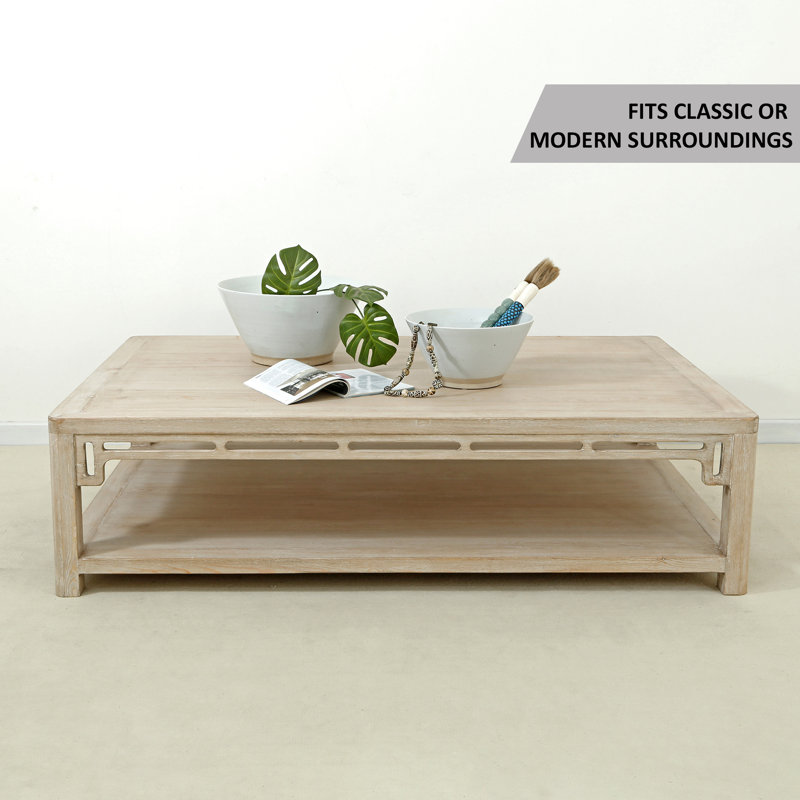 Peking Ming Solid Wood Coffee Table