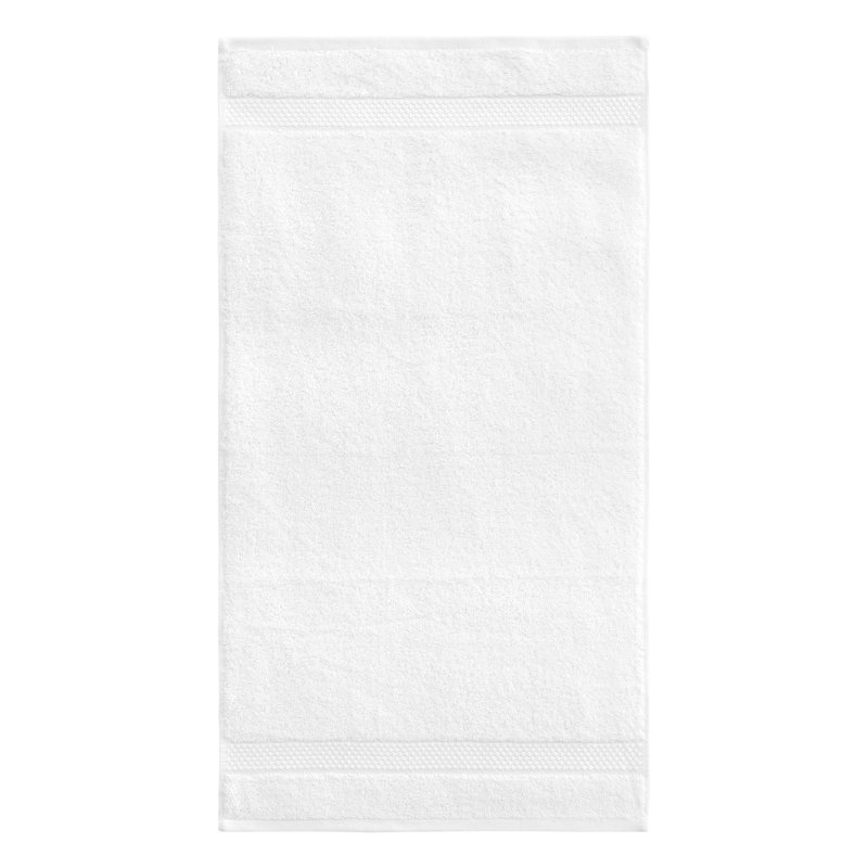 Essuie-mains en coton éponge Starlight, White