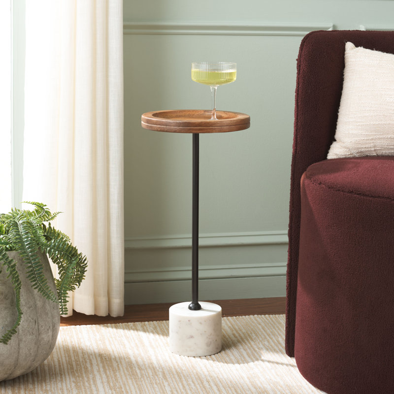 Elisabeth Solid Wood Top End Table