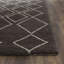 Tapis ivoire / gris en laine touffeté à la main Adesha-16766122